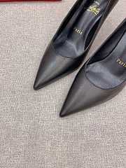 Christian Louboutin Condora Black Leather Pumps 10cm - 3