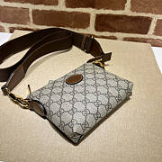 Gucci Messenger Bag Brown 16x13.5x3.5cm - 6