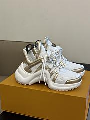 Louis Vuitton LV Archlight Sneaker White Gold  - 1