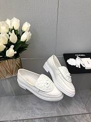 Chanel Mocasines White Loafers  - 1