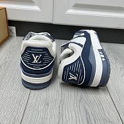 Louis Vuitton LV Trainer Navy Blue Sneaker - 3