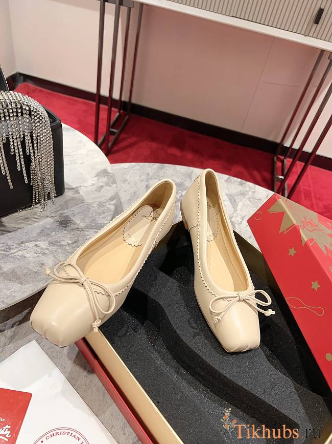 Christian Louboutin Beige Ballet Flat - 1