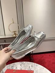 Christian Louboutin Silver Ballet Flat - 5