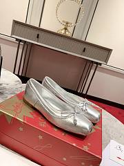 Christian Louboutin Silver Ballet Flat - 4