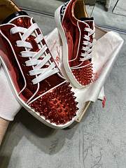 Christian Louboutin Sneaker Red Patent  - 5