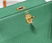 Hermes Kelly Green Togo Gold Hardware Bag 28cm - 2