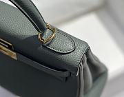 Hermes Kelly Grey Togo Gold Hardware Bag 28cm - 6