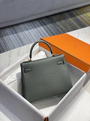 Hermes Kelly Grey Togo Gold Hardware Bag 28cm - 2