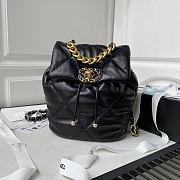 Chanel 19 Backpack Black 26x22x16cm - 1