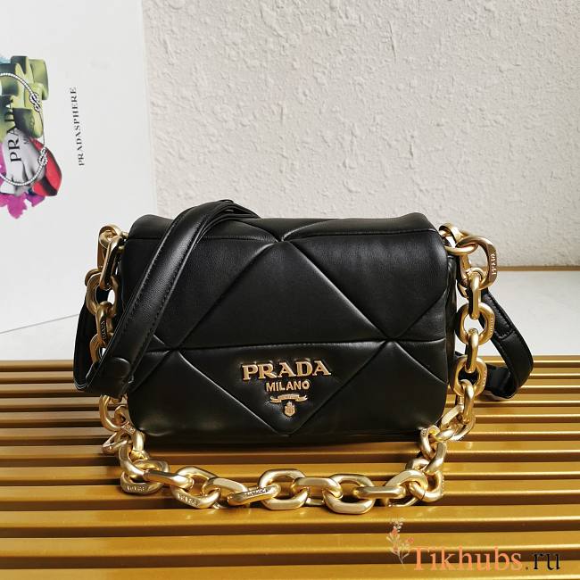 Prada Nappa Bag Black 21cm - 1