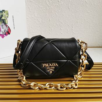 Prada Nappa Bag Black 21cm