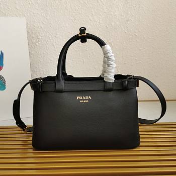 Prada Small Leather Handbag With Belt 28x18x10cm