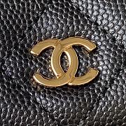 Chanel Backpack Mini Black Caviar Gold 18x13x9cm - 5