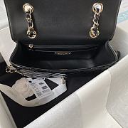 Chanel Backpack Star Coin Purse Black Patent 22.5 × 22.5 × 6 cm - 6