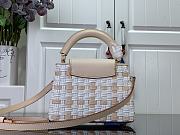 Louis Vuitton LV Capucines Mini White Coated Canvas 21cm - 2