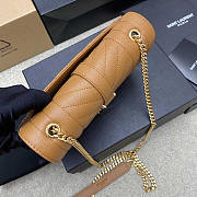 YSL Small Envelope Bag Caramel Gold 21 × 13 × 6 cm - 4