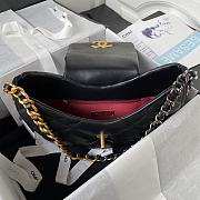 Chanel 19 Hobo Bag Black 25x20x7cm - 3