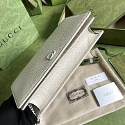 Gucci GG Marmont Chain Wallet White 20x12.5x4cm - 5