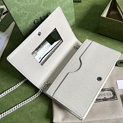 Gucci GG Marmont Chain Wallet White 20x12.5x4cm - 2