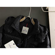 Moncler Hooded Puffer Jacket Black - 3