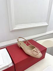 Valentino Garavani Roman Stud Beige Flat - 5