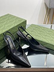 Gucci Slingback Heeled Pump Black 8.5cm - 1