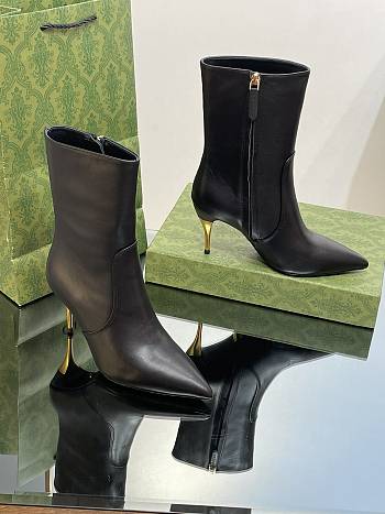 Gucci Black Ankle Boots 8.5cm