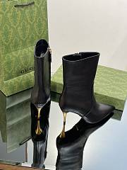 Gucci Black Ankle Boots 8.5cm - 5