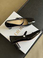 Dior Jolie Pump Black Patent Calfskin 5cm - 3