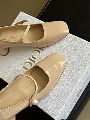 Dior Jolie Pump Beige Patent Calfskin 5cm - 5