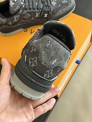 Louis Vuitton LV Trainer Black Denim Sneaker - 5