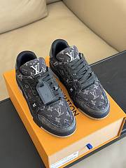 Louis Vuitton LV Trainer Black Denim Sneaker - 3