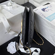 Chanel Small Messenger Black Gold Bag 21x14x5cm - 3
