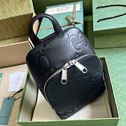 Gucci Jumbo GG Crossbody Bag Black 19x29x7cm - 5