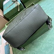 Gucci Jumbo GG Crossbody Bag Dark Green 19x29x7cm - 6