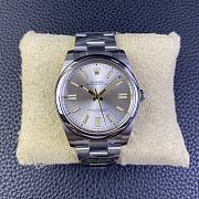 Rolex Oyster Perpetual silver dial 41mm - 1