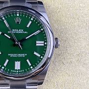 Rolex Oyster Perpetual Green 41mm - 4