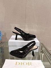 Dior Sweet-D Slingback Pump Black Patent 8cm - 1