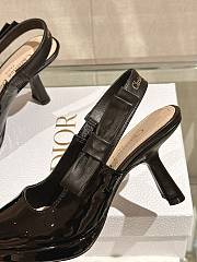 Dior Sweet-D Slingback Pump Black Patent 8cm - 3