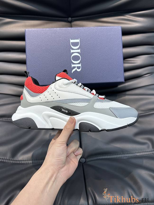 Dior B22 Sneaker White Red  - 1