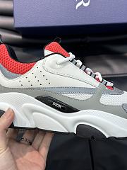 Dior B22 Sneaker White Red  - 4