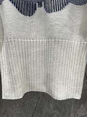 Dior Dioralps Stand Collar Sweater White - 2