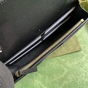 Gucci Chain Wallet With Script Black 20x12.5x4cm - 6