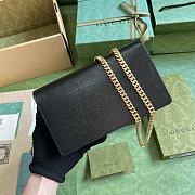 Gucci Chain Wallet With Script Black 20x12.5x4cm - 3