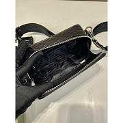 Prada Brique Leather Handbag Black 19x12x5cm - 2