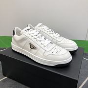 Prada Downtown Leather Sneakers White - 1