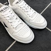 Prada Downtown Leather Sneakers White - 4