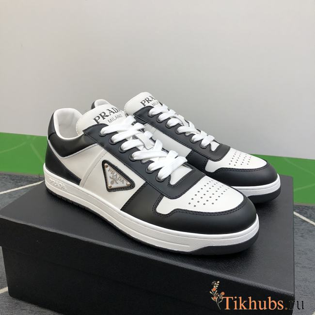 Prada Downtown Leather Sneakers Black - 1