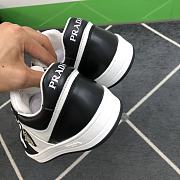 Prada Downtown Leather Sneakers Black - 5