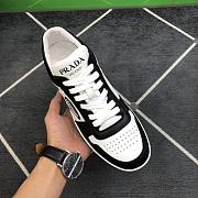 Prada Downtown Leather Sneakers Black - 4